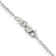 Sterling Silver 925 Polished Elongated Box Chain Necklace Women's 16 Elegant