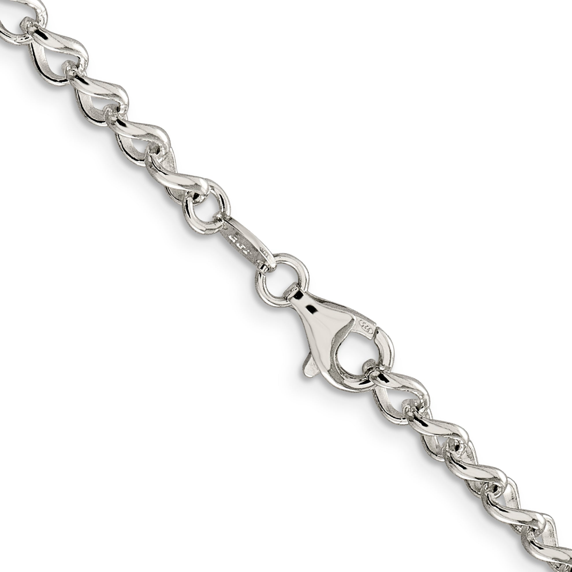 Sterling Silver 4.5mm Half round Wire Open Curb Chain