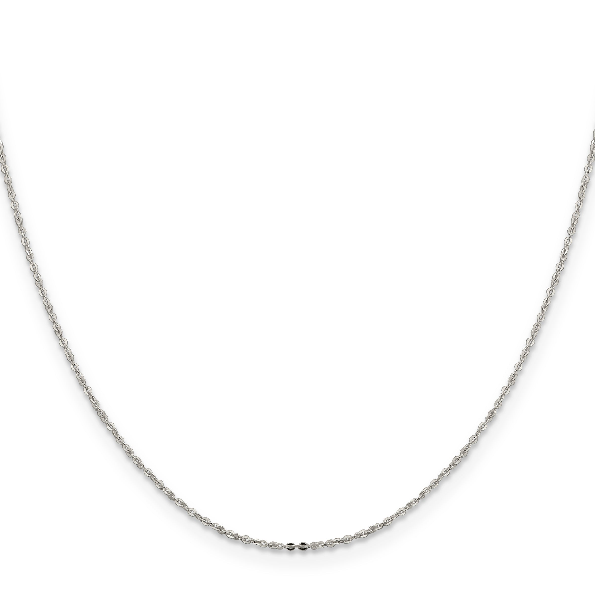 Sterling Silver 1.15mm Flat Cable Chain