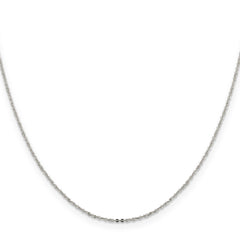 Sterling Silver 1.15mm Flat Cable Chain