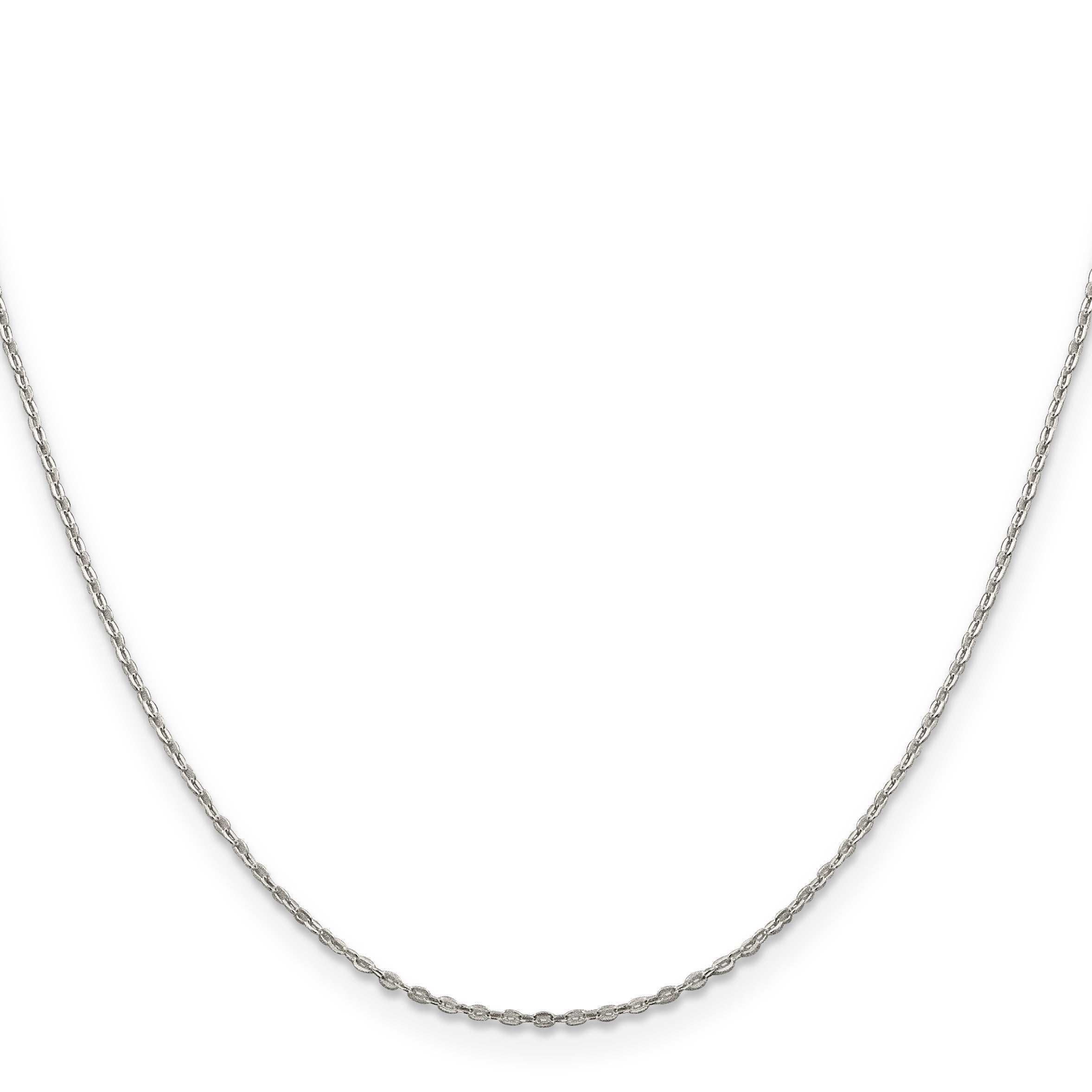 Sterling Silver .5mm Flat Link Cable Chain