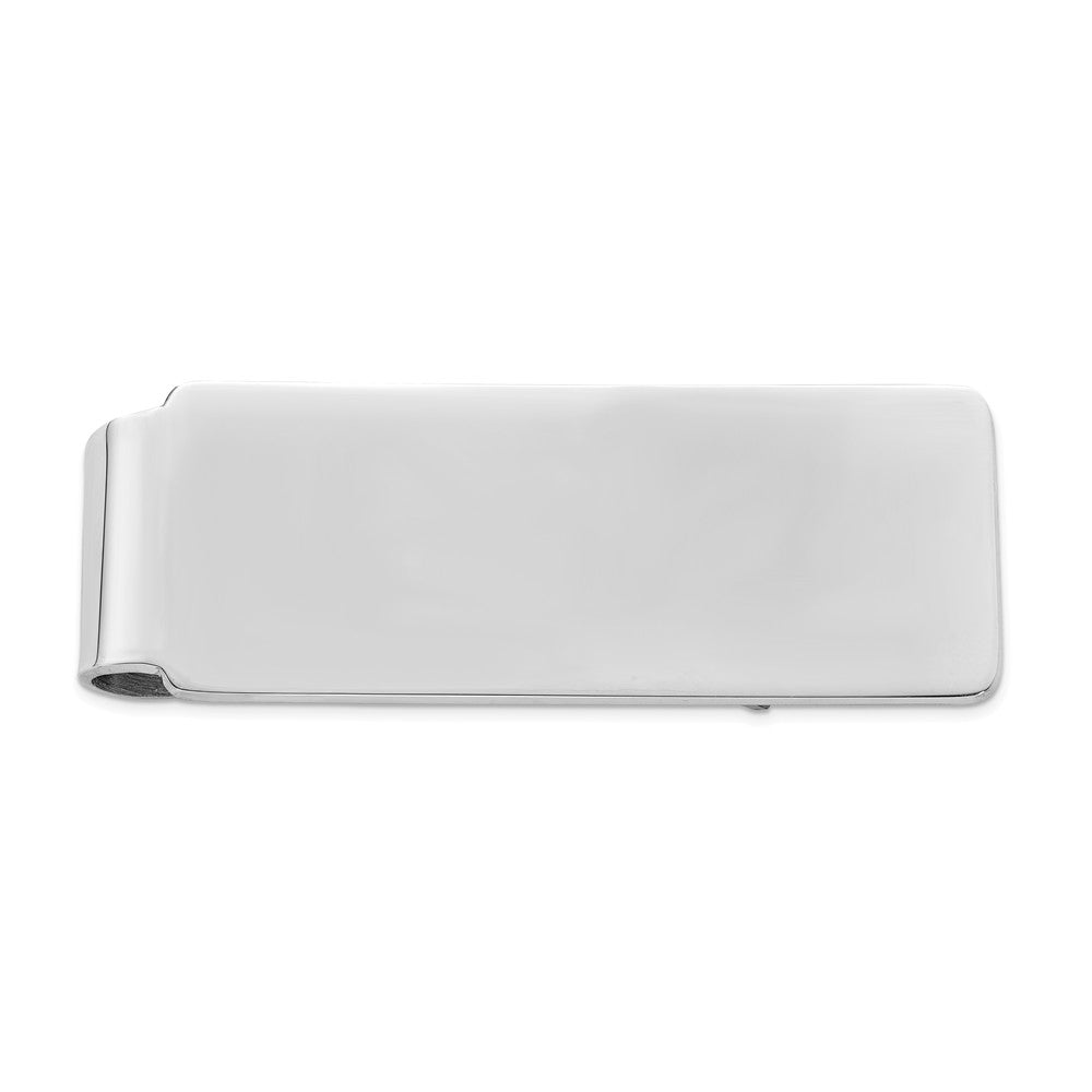 Sterling Silver Rhodium-plated Money clip