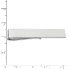 Sterling Silver Rhodium-plated Tie Bar