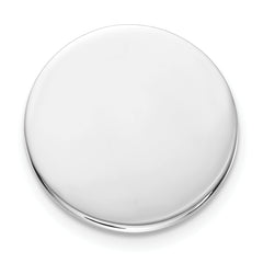 Sterling Silver Rhodium-plated Tie tac