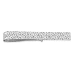 Sterling Silver Rhodium-plated Tie Bar