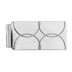 Sterling Silver Rhodium-plated Money Clip