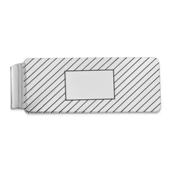 Sterling Silver Rhodium-plated Money Clip