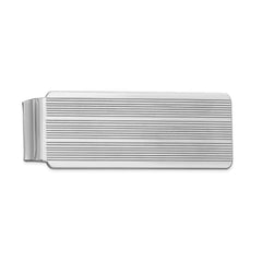 Sterling Silver Rhodium-plated Money Clip