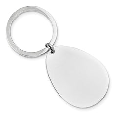 Sterling Silver Rhodium-plated Key Chain