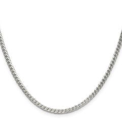 Sterling Silver 3.4mm D/C Square Franco Chain