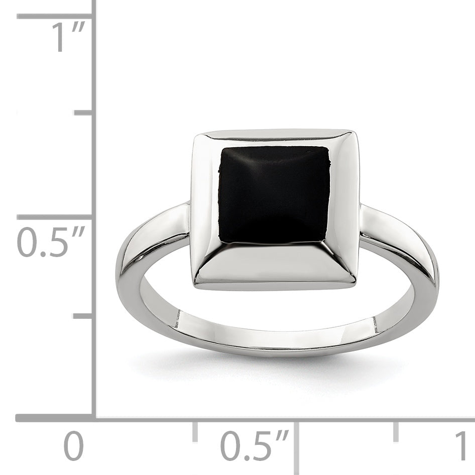 Sterling Silver Onyx Ring