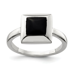 Sterling Silver Onyx Ring