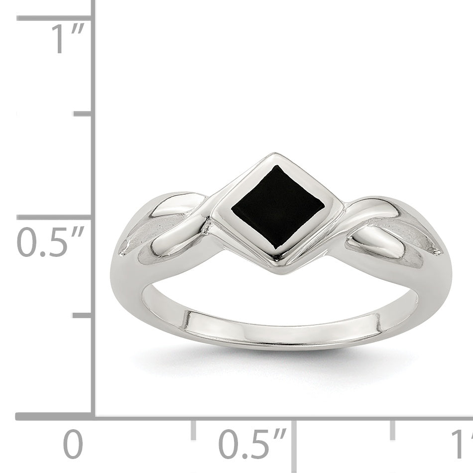 Sterling Silver Onyx Ring