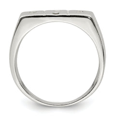 Sterling Silver Solid Dad Ring