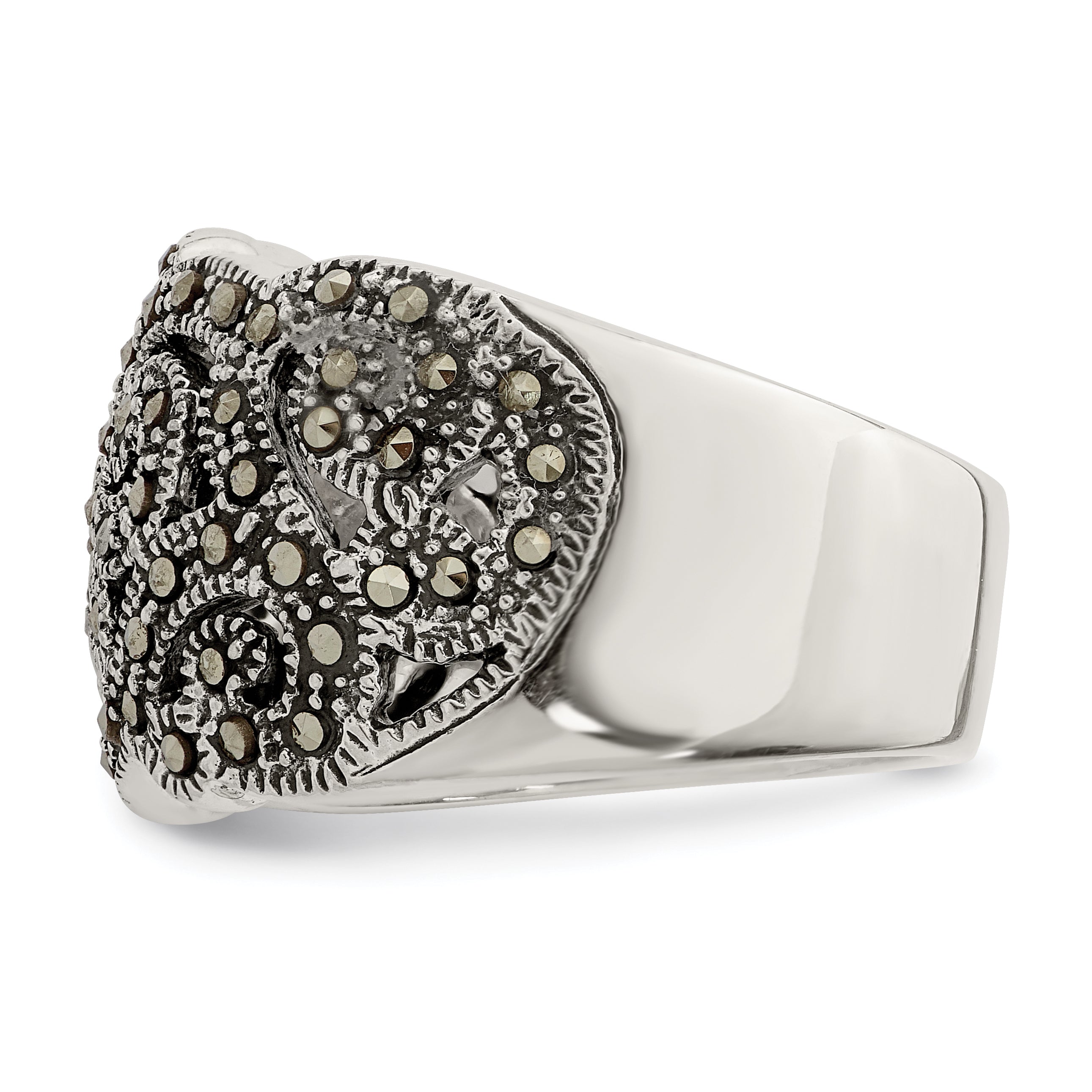 Sterling Silver Marcasite Ring