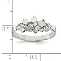 Sterling Silver Nugget Ring