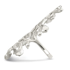 Sterling Silver Vines Full Finger Ring