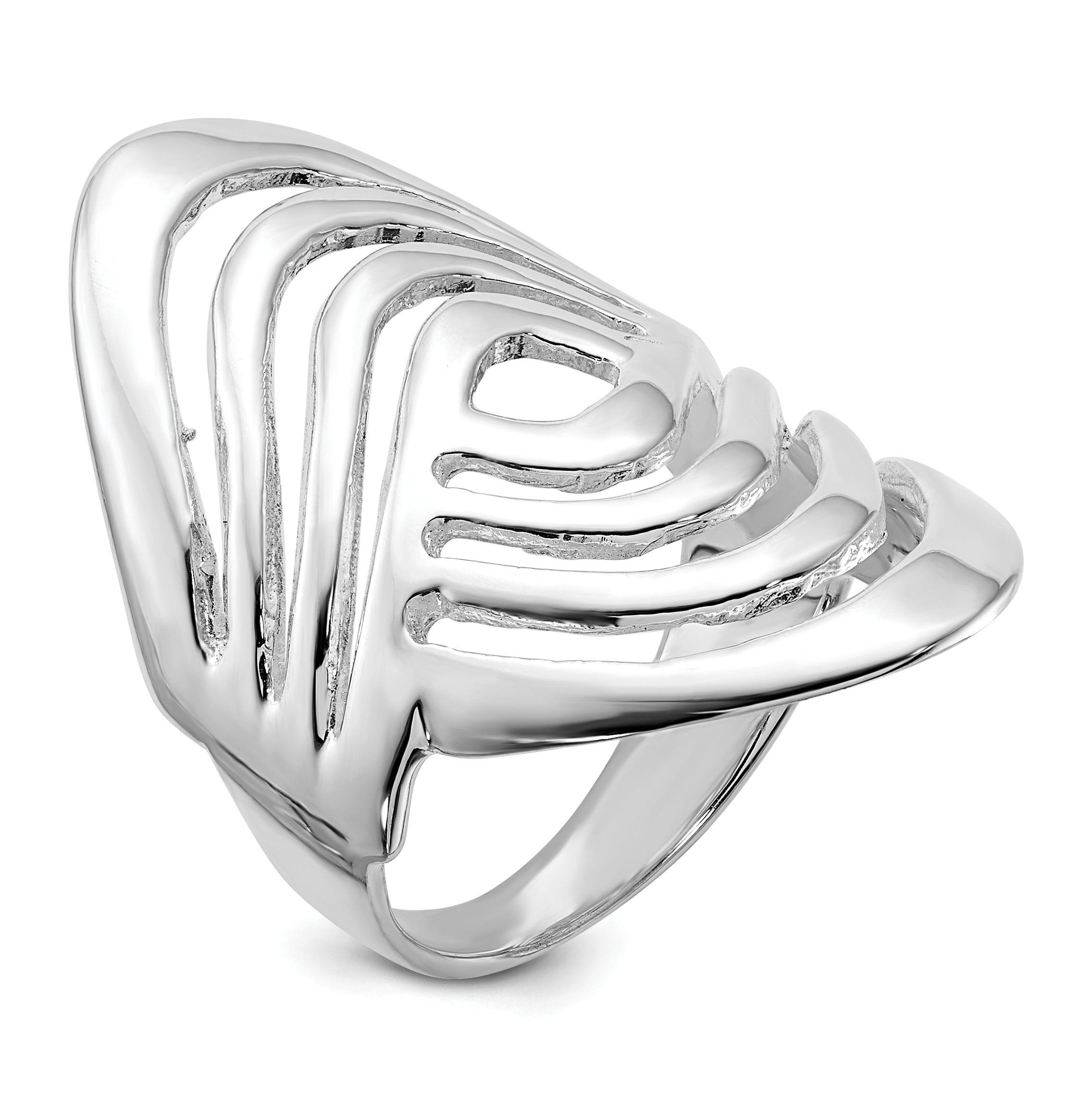 Sterling Silver Polished Fancy Ring