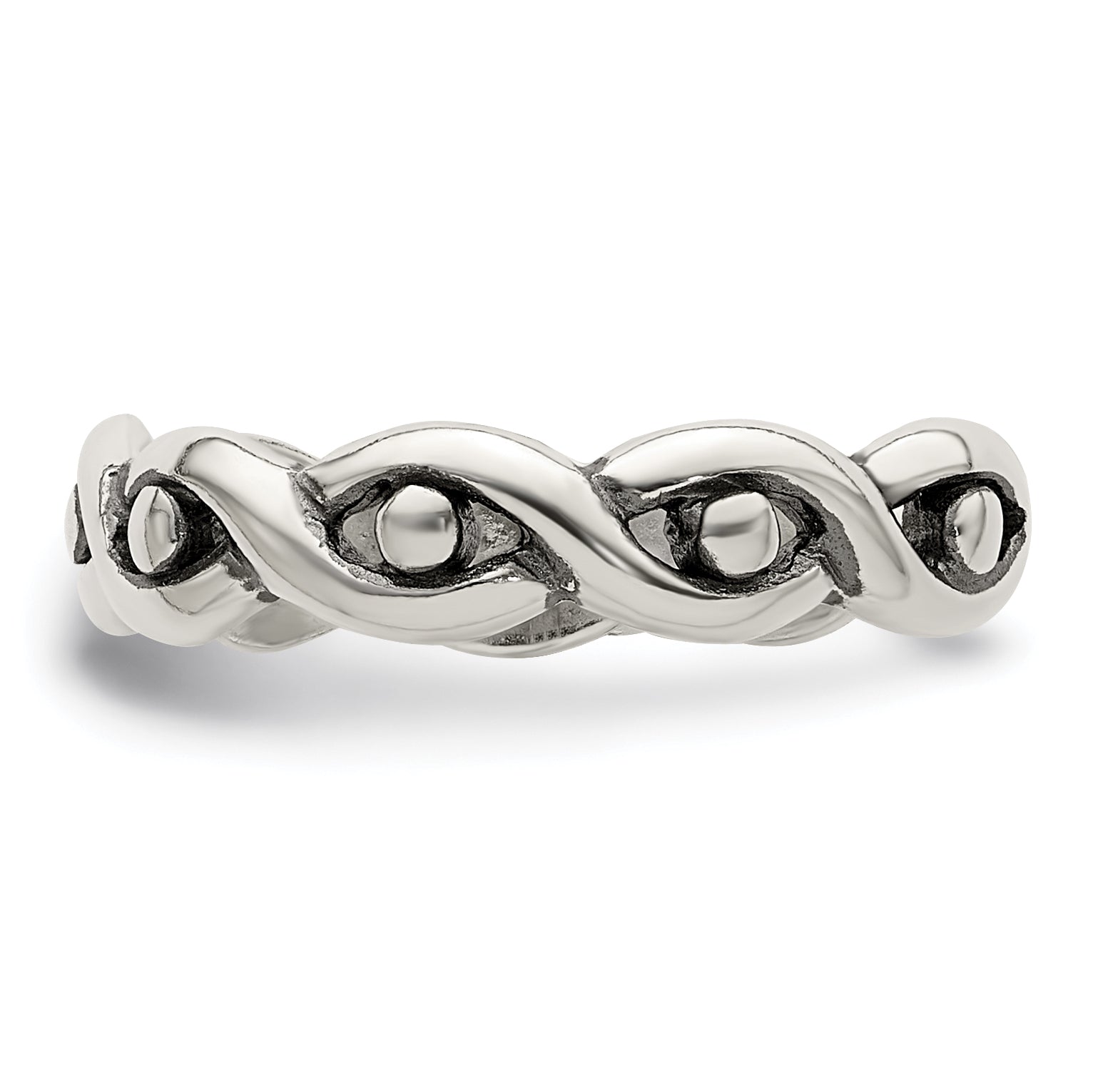 Sterling Silver Antiqued Toe Ring