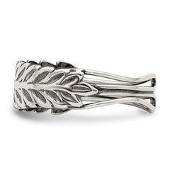 Sterling Silver Antiqued Fancy Toe Ring