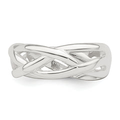 Sterling Silver Woven Toe Ring