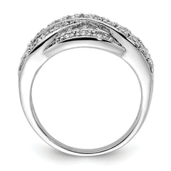 Sterling Silver Polished CZ Ring