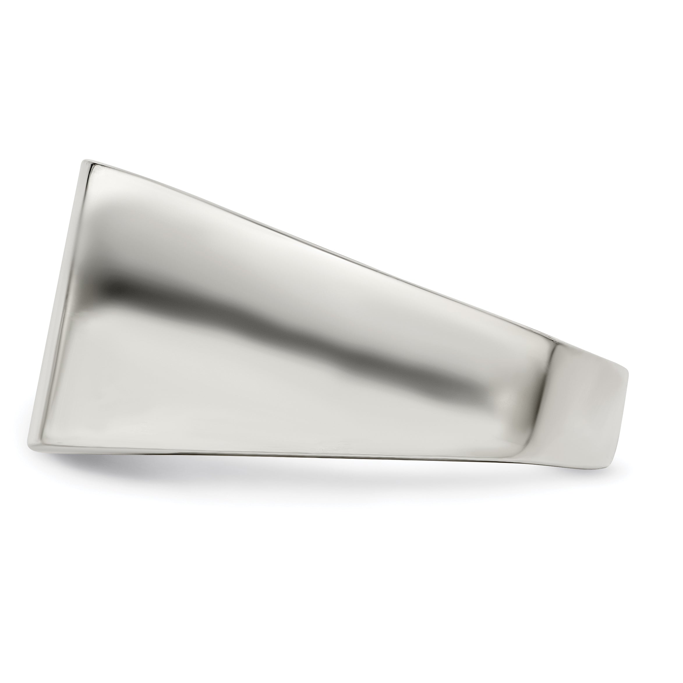 Sterling Silver 12x14mm Closed Back Signet Ring