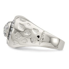 Sterling Silver Men's CZ Ring