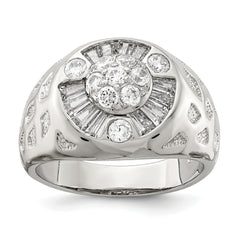 Sterling Silver Men's CZ Ring