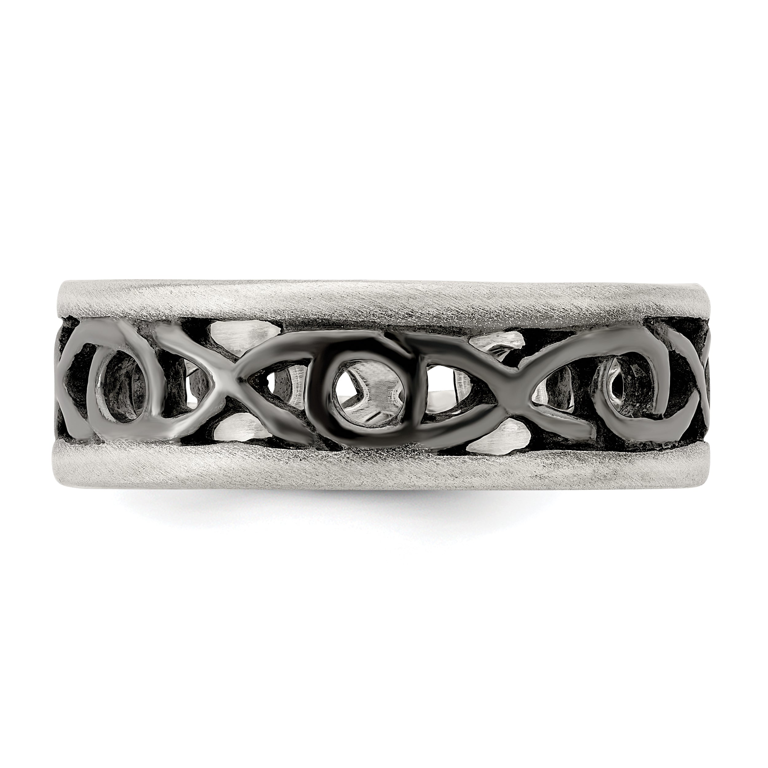 Sterling Silver X&O Design Ring