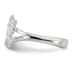 Sterling Silver Polished Fancy Toe Ring