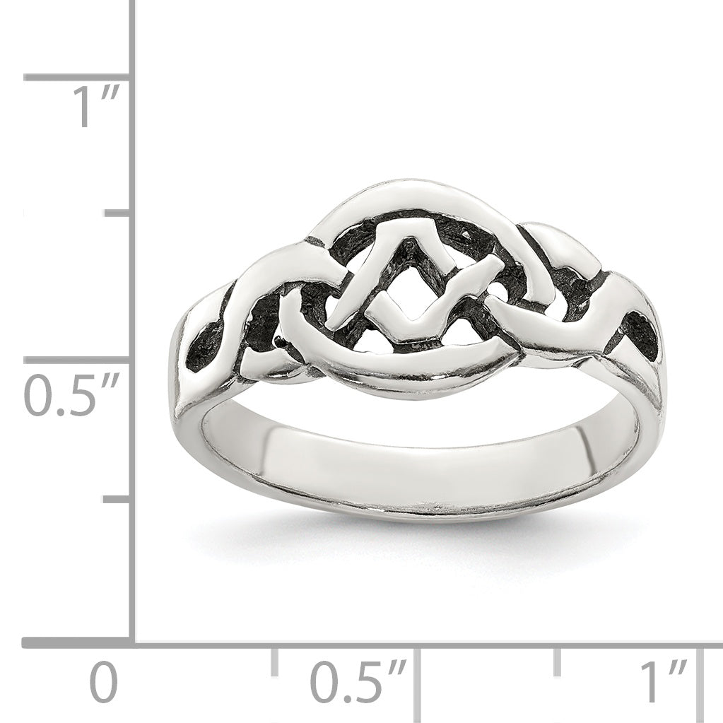 Sterling Silver Antiqued Ring