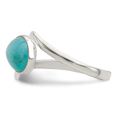 Sterling Silver Oval Amazonite Ring