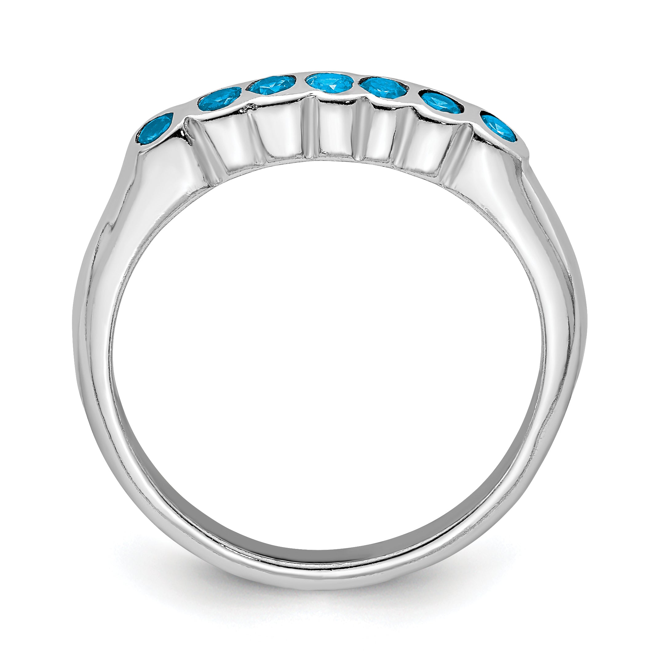 Sterling Silver Blue Topaz Ring