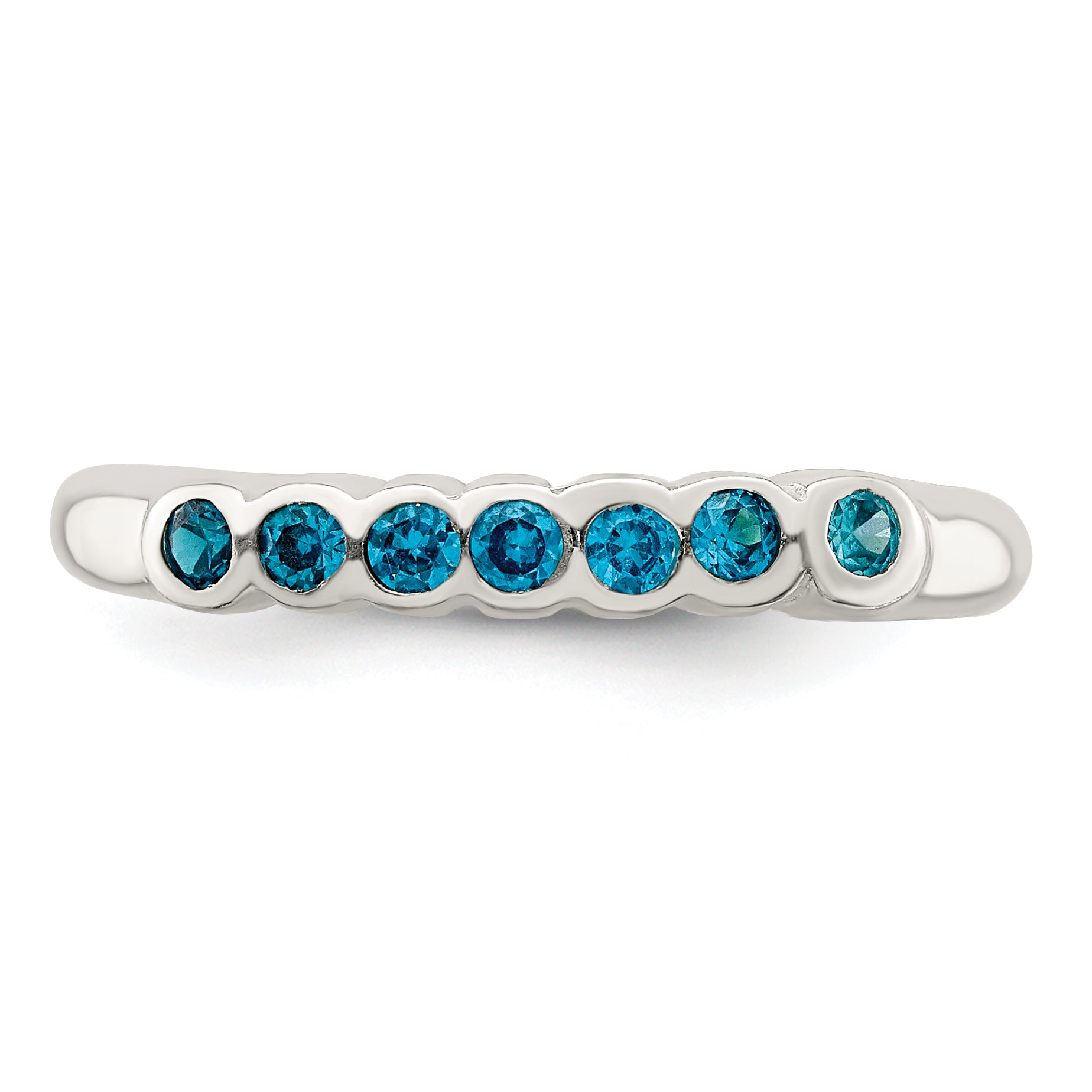 Sterling Silver Blue Topaz Ring