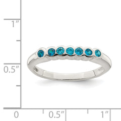 Sterling Silver Blue Topaz Ring