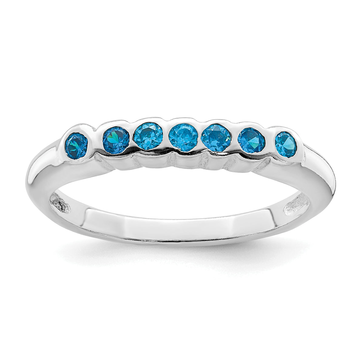 Sterling Silver Blue Topaz Ring