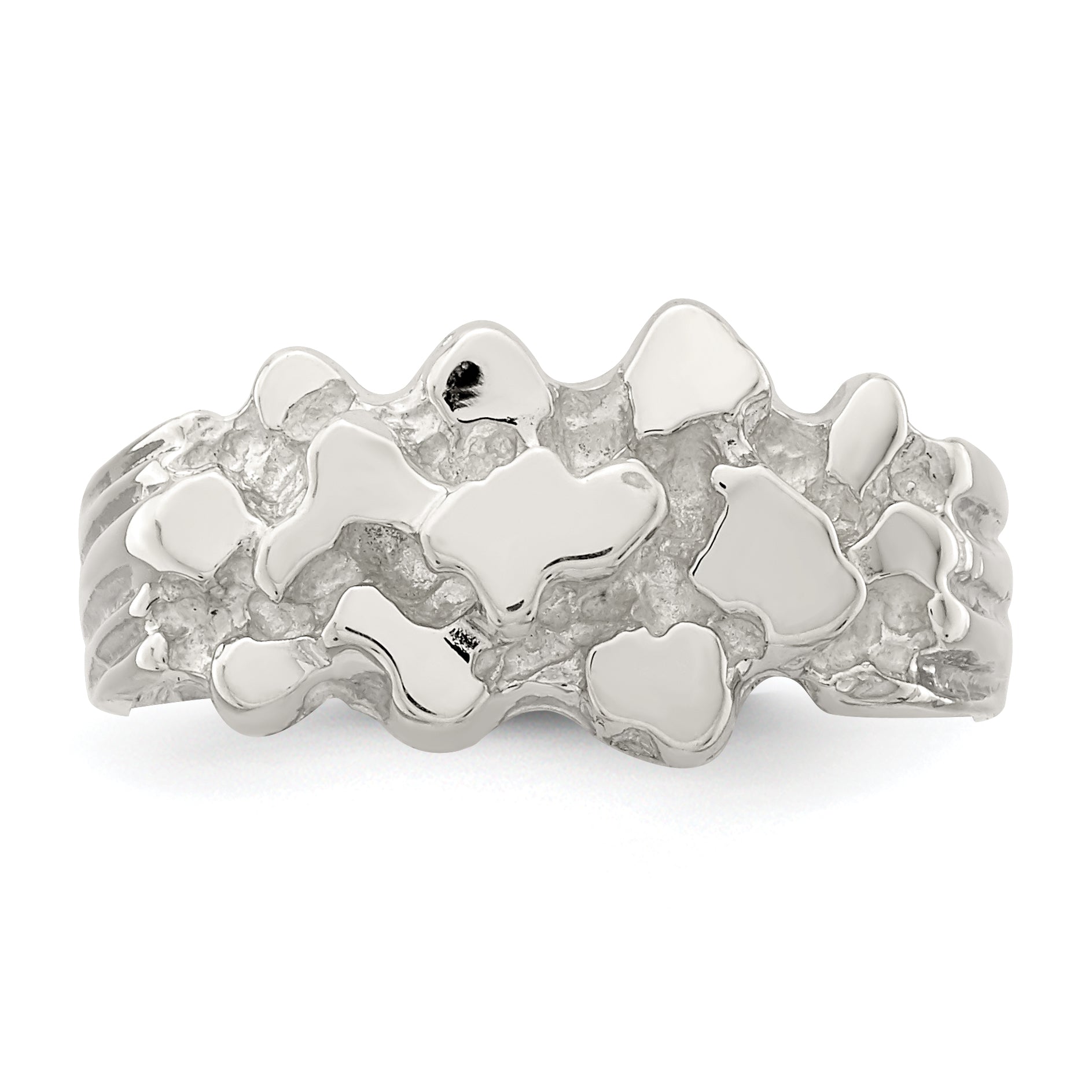 Sterling Silver Woman's Nugget Ring