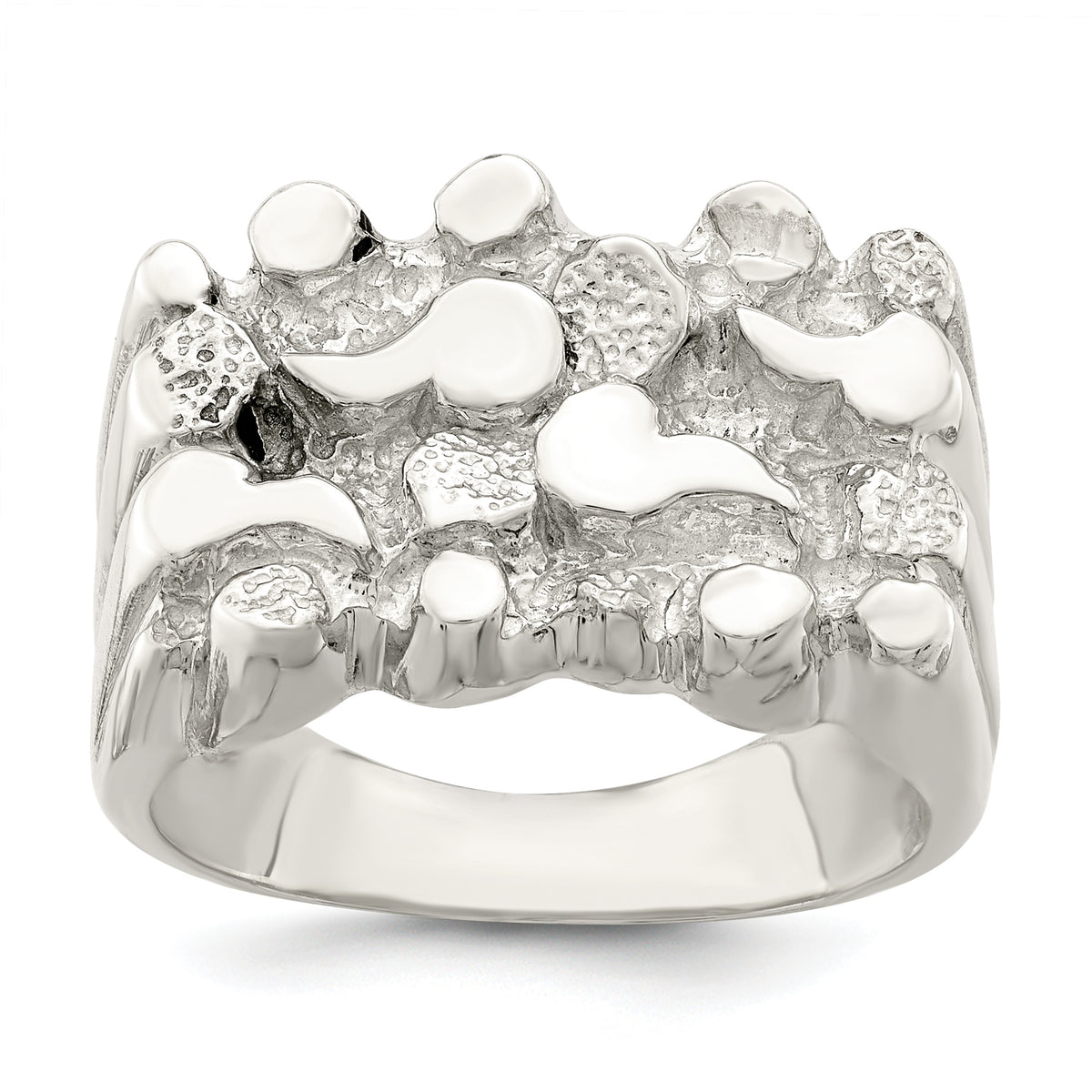 Sterling Silver Woman's Nugget Ring