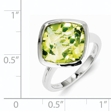 Sterling Silver Lemon Quartz Ring