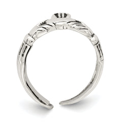 Sterling Silver Claddagh Toe Ring