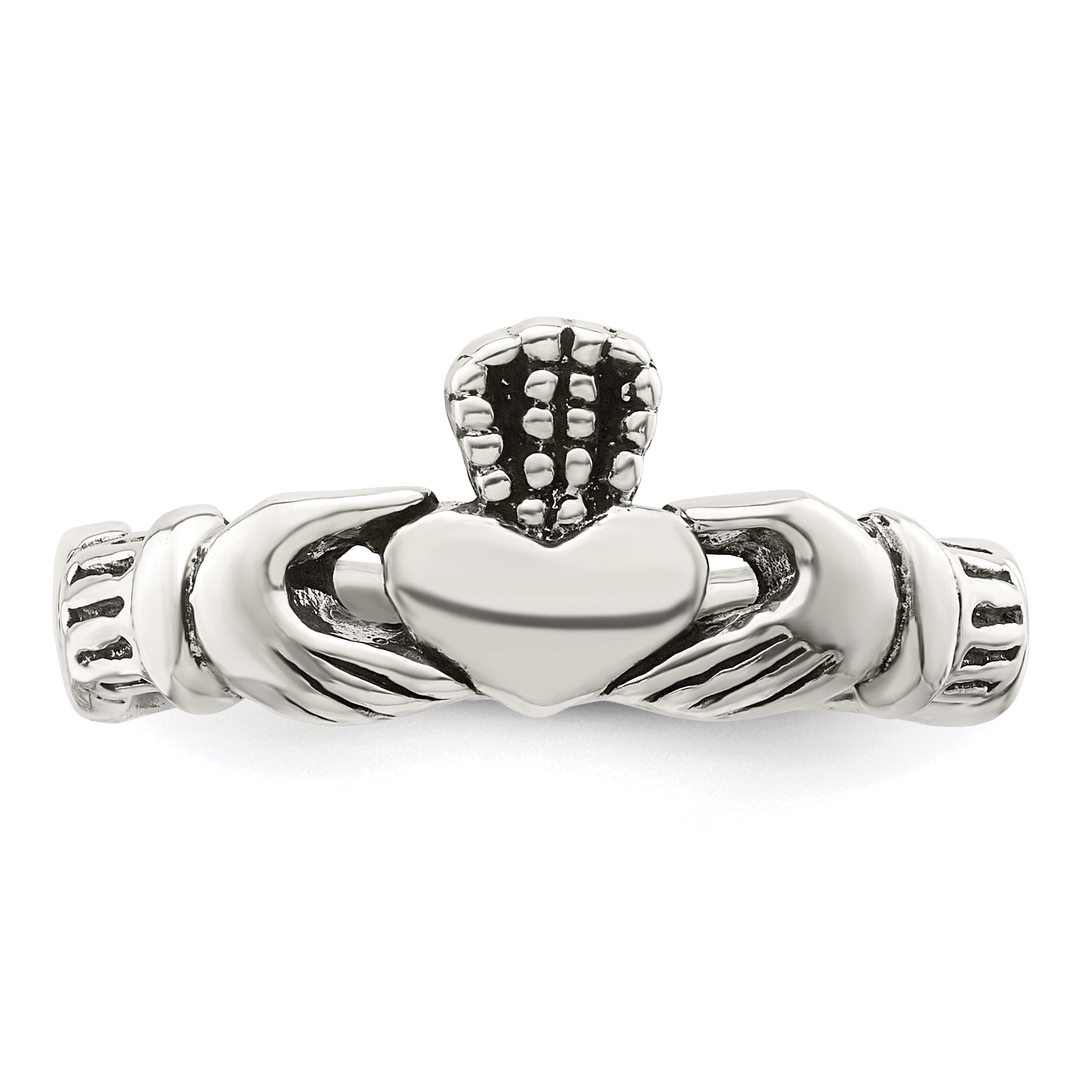 Sterling Silver Claddagh Toe Ring