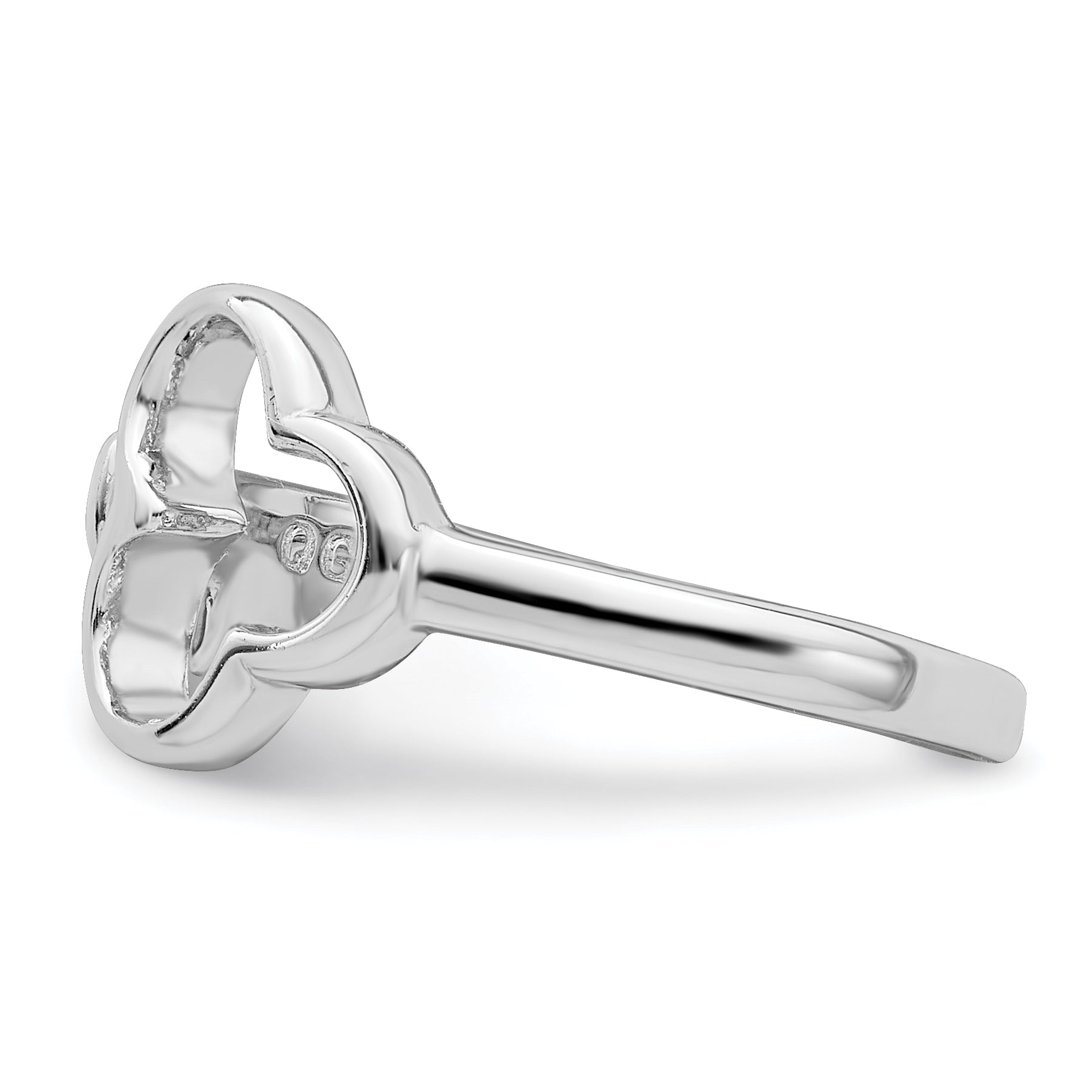 Sterling Silver Rhodium-plated Key Toe Ring