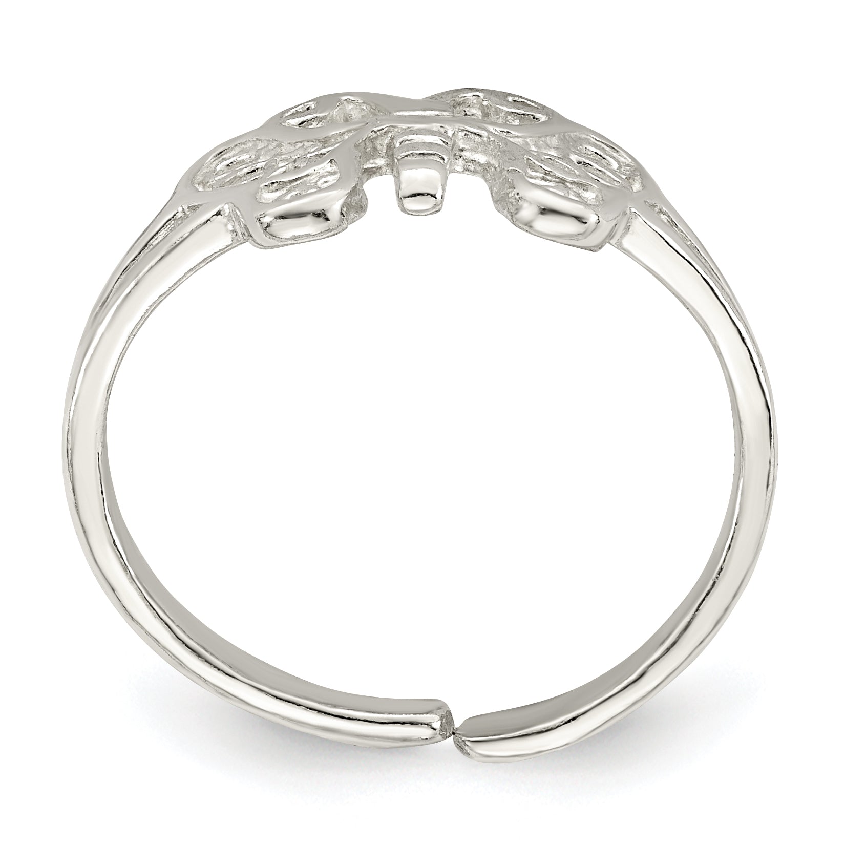 Sterling Silver Butterfly Toe Ring