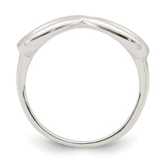 Sterling Silver Polished Infinity Ring