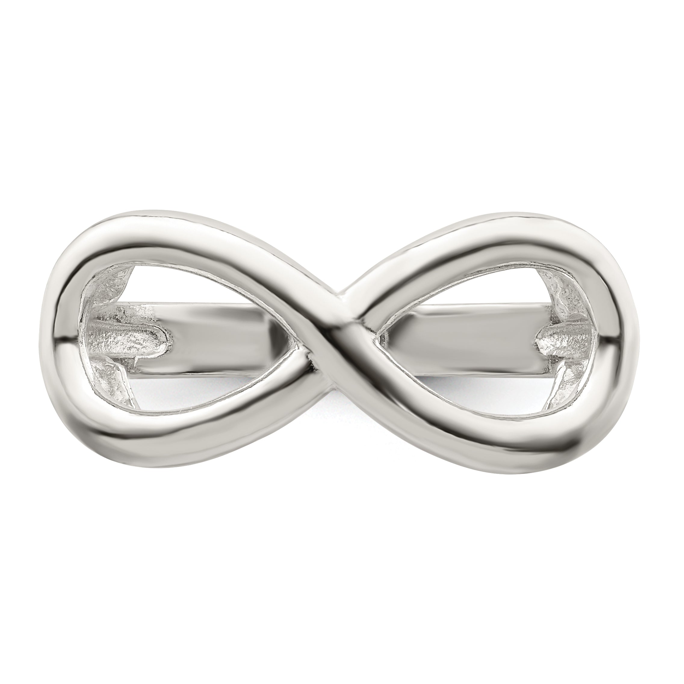 Sterling Silver Polished Infinity Ring