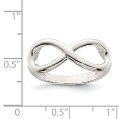 Sterling Silver Polished Infinity Ring