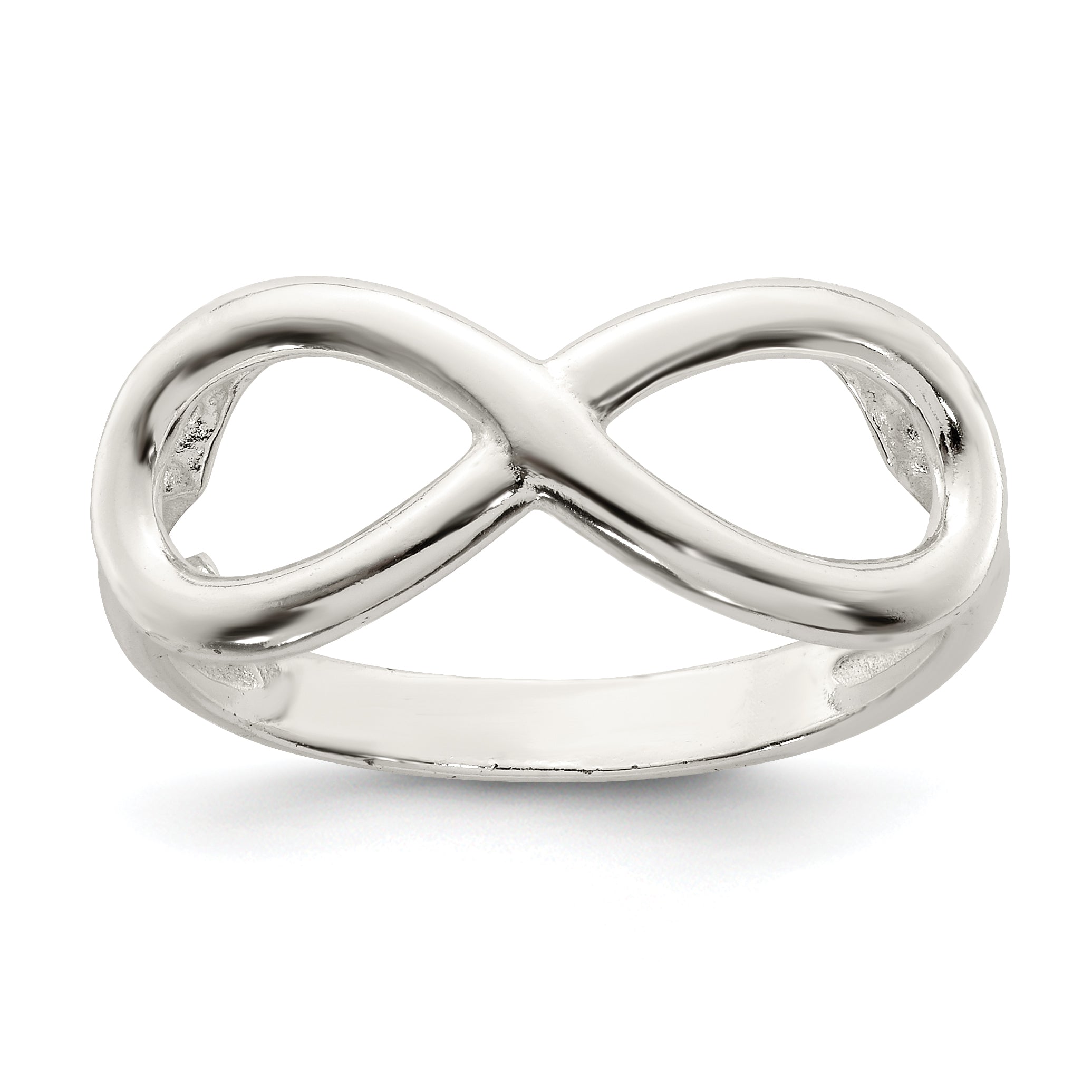 Sterling Silver Polished Infinity Ring