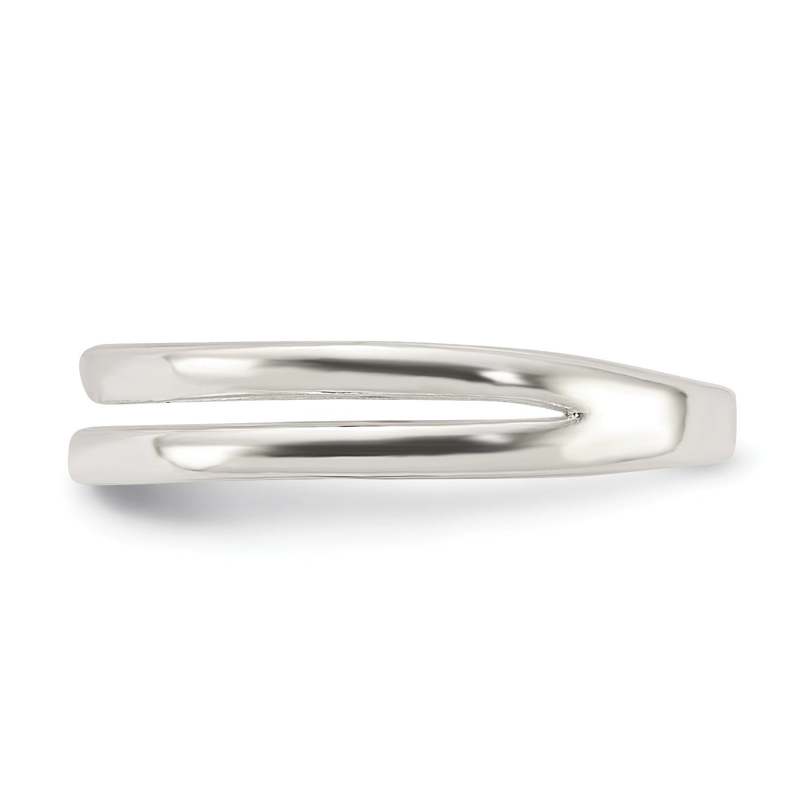 Sterling Silver Polished Set of 2 Toe Rings