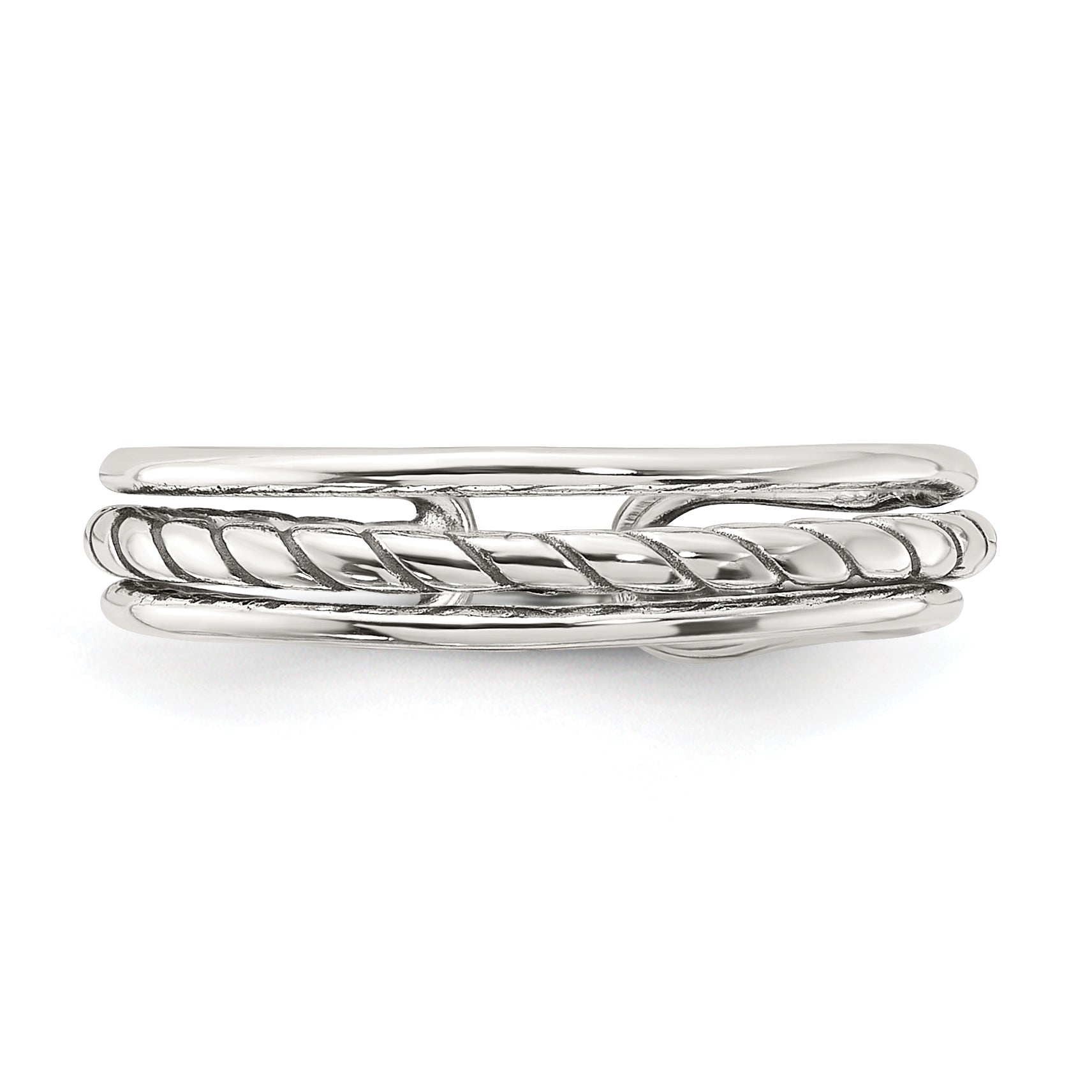 Sterling Silver Antiqued Toe Ring